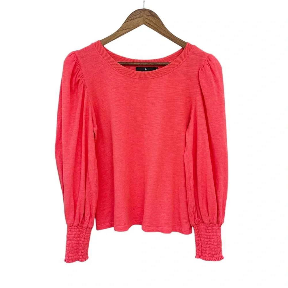 Pomander place pink Puff-Sleeve Blouse
